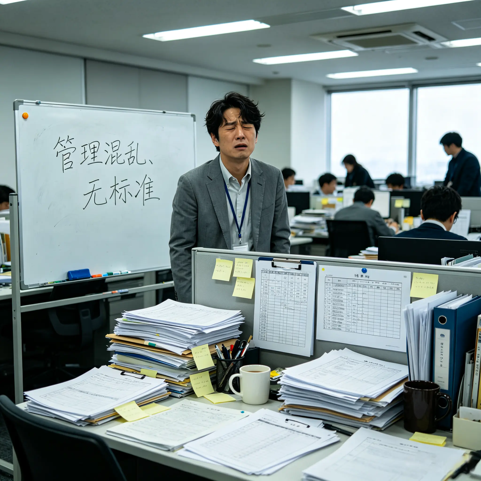 管理混乱、无标准